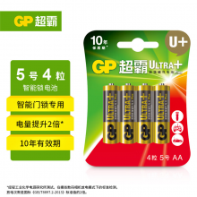 超霸（GP）5号4粒1.5V超强碱性AA/R6P