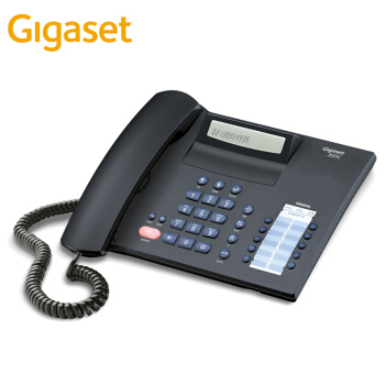 集怡嘉(Gigaset)原西门子品牌 电话机座机 固定电话 办公家用 高清免提 通话静音 2025黑色