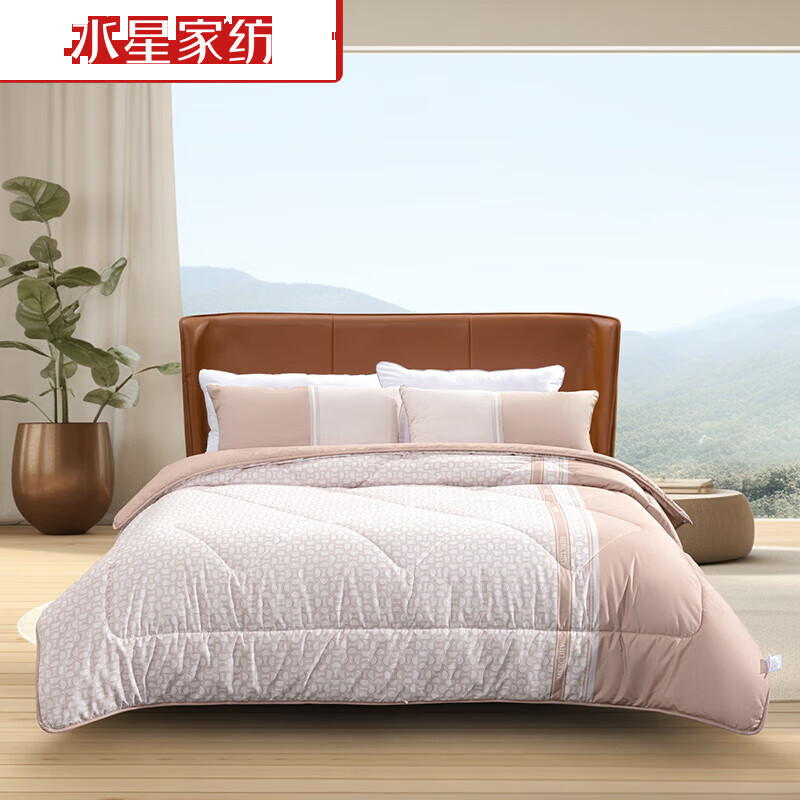 水星家纺 被芯澳洲羊毛子母被126023莫纳格兰澳毛被 200x230cm/条