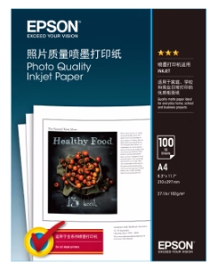 爱普生（Epson）A4 /100sheets 照片质量喷墨打印纸