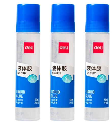 得力（deli）50ml高透明胶水 7302
