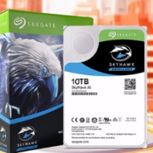希捷（SEAGATE）安防硬盘 10TB 256MB SATA CMR垂直 机械硬盘 视频储存 三年